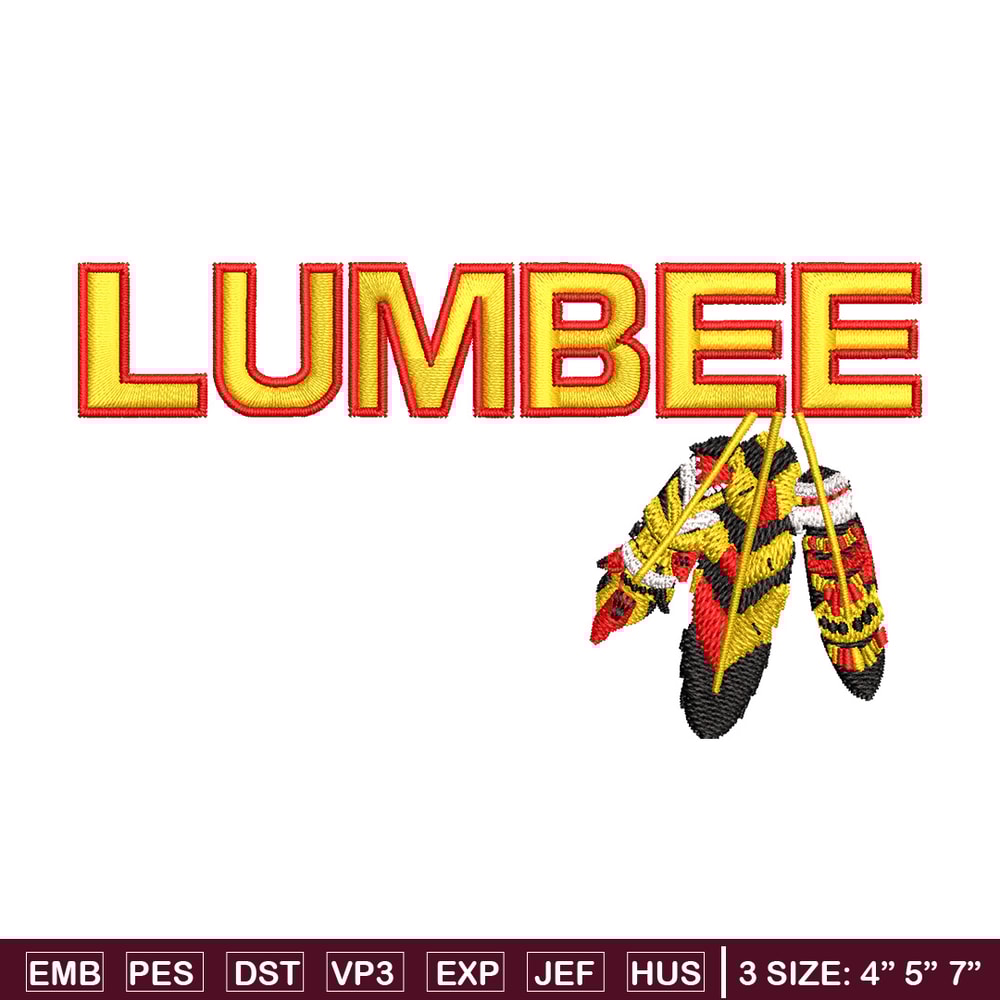 Lumbee logo embroidery design, Logo embroidery, Embroidery file, Embroidery shirt, Emb design,Digital download.jpg