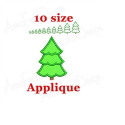 Christmas Tree Applique Embroidery Design. Tree mini. Tree embroidery. Camping Embroidery. Christmas tree embroidery. Ma