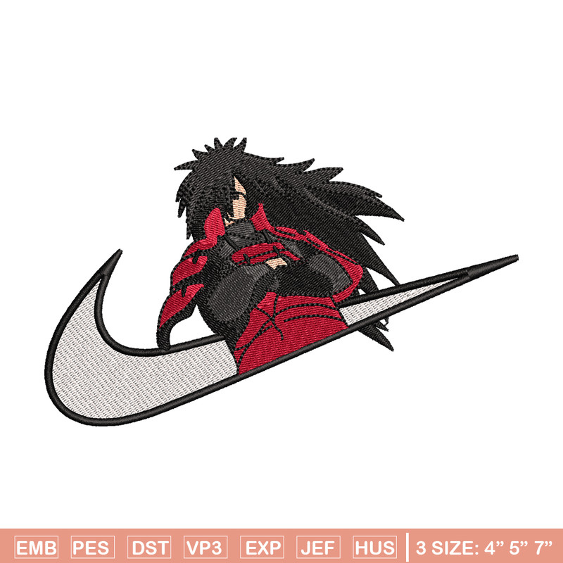Madara Uchiha Nike embroidery design, Naruto embroidery, nike design, anime design, anime shirt, Digital download.jpg