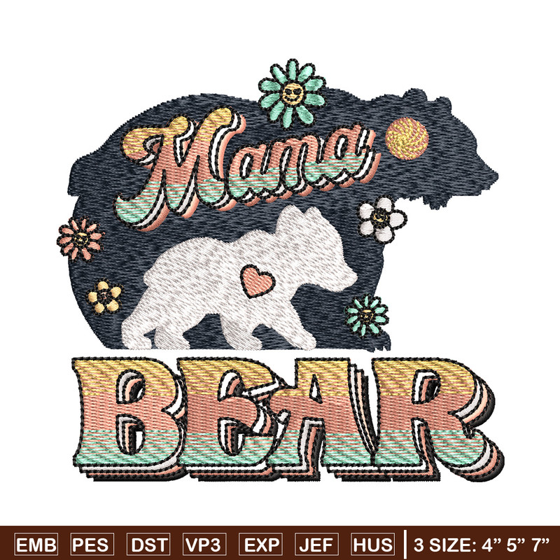 Mama bear embroidery design, Halloween embroidery, Embroidery file, Embroidery shirt, Emb design, Digital download.jpg