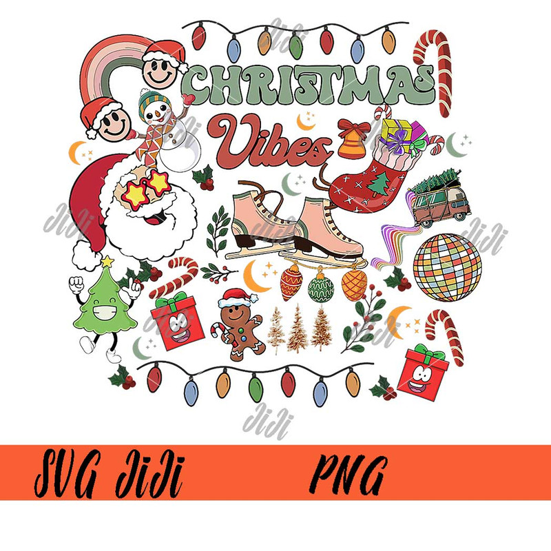 Christmas-Vibes-PNG,-Santa-Claus-Snowman-And-Funny-Xmas-Tree-PNG.jpg