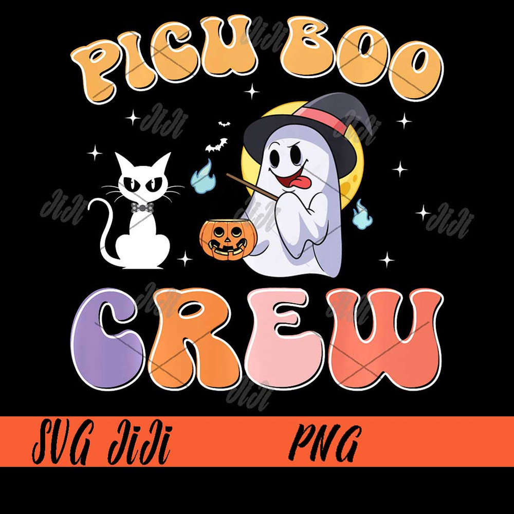 Retro-PICU-Boo-Crew-PNG,-Ghost-Pumpkin-PNG,-Halloween-Nursing-PNG.jpg