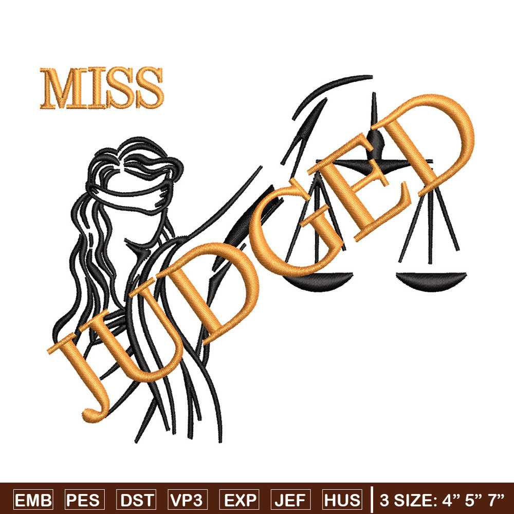 Miss judged embroidery design, Logo embroidery, Embroidery file,Embroidery shirt, Emb design, Digital download.jpg