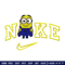 Minion x nike embroidery design, Minion embroidery, Embroidery file, Embroidery shirt, Nike design, Digital download.jpg