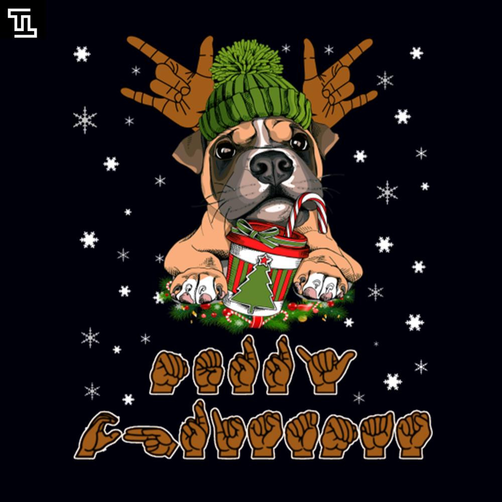 TT129-BOXER ASL Sign Language Deaf Christmas, Christmas PNG Download.jpg