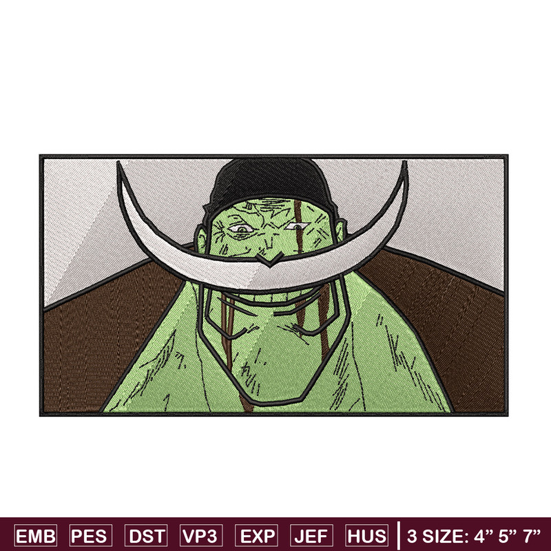 Newgate box embroidery design, One piece embroidery, Anime design, Embroidery shirt, Embroidery file, Digital download.jpg