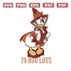 Disney Daisy Duck Witch Faboolous SVG Digital Cricut File