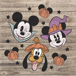 Spooky Mouse Sublimation PNG, Halloween SVG, Halloween Mouse Sublimation file SVG EPS DXF PNG