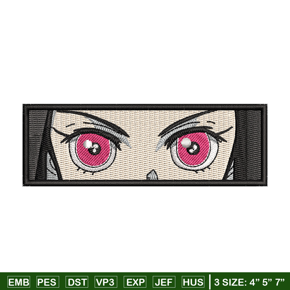 Nezuko eyes embroidery design, Neuzko embroidery, Anime design, Embroidery shirt, Embroidery file, Digital download.jpg