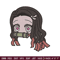 Nezuko head embroidery design, Nezuko embroidery, Embroidery shirt, Embroidery file, Anime design, Digital download.jpg