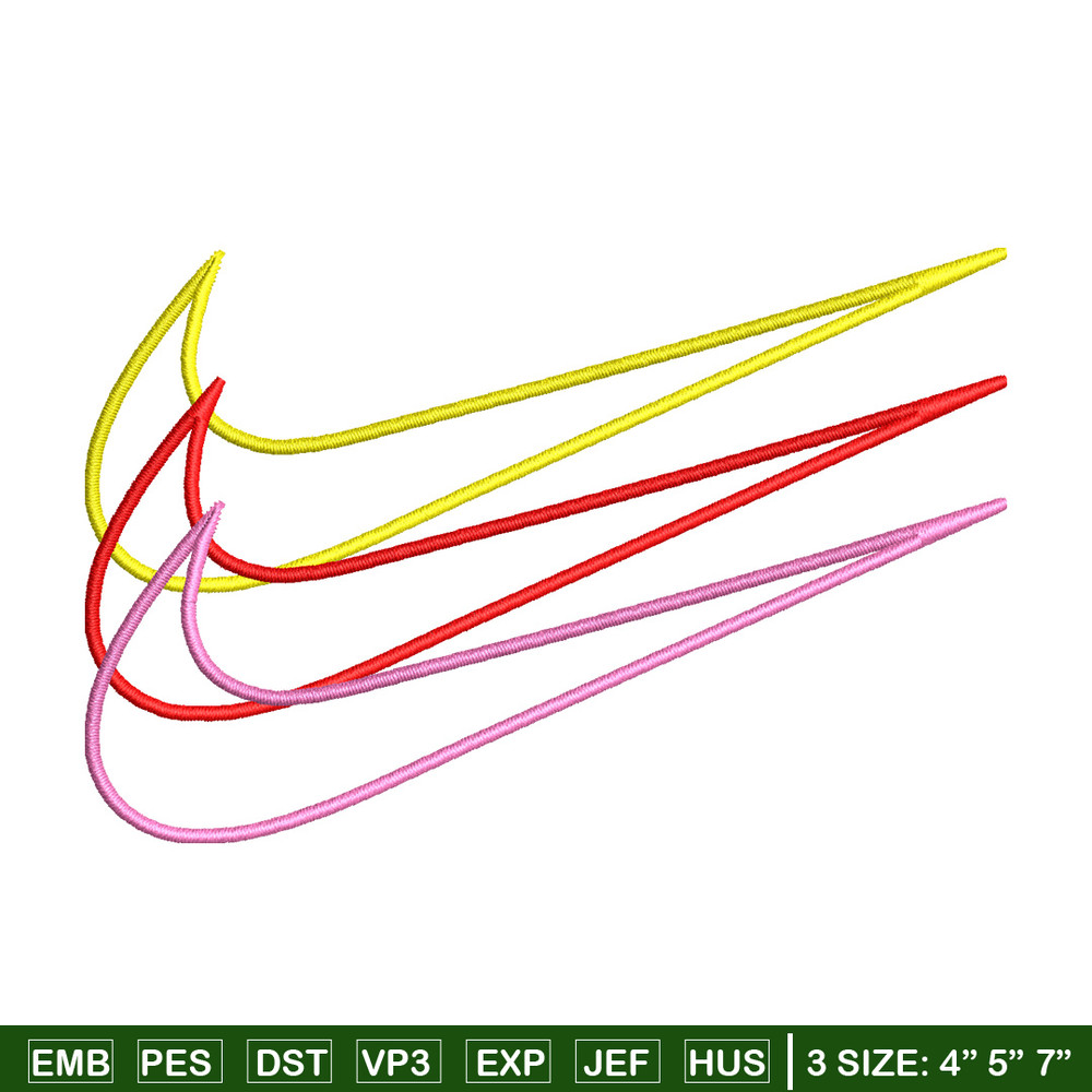 Nike 3 sign embroidery design, Logo embroidery, Nike design, Embroidery shirt, Embroidery file,Digital download.jpg