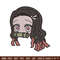 Nezuko head embroidery design, Nezuko embroidery, Embroidery shirt, Embroidery file, Anime design, Digital download.jpg