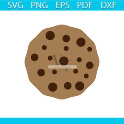 chocolate chip cookie, chocolate chip cookie svg, chocolate chip cookie cut file, digital image, instant download, svg,