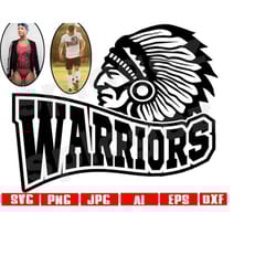 warriors svg warrior svg warriors png warrior png warriror mascot svg warriors mascot logo warriors school cricut svg cr