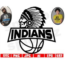 indians basketball svg indian basketball svg indians basketball png indians svg indian svg indians school spirit cricut
