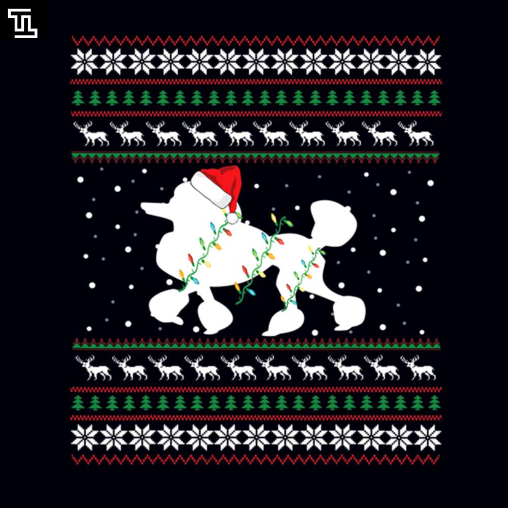 TT1194-Poodle Ugly Xmas Family Matching Pajama, Christmas PNG Download.jpg