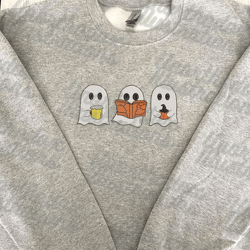 halloween movie cup embroidery design, cute ghost coffee cup halloween coffee embroidery file, halloween movie drink