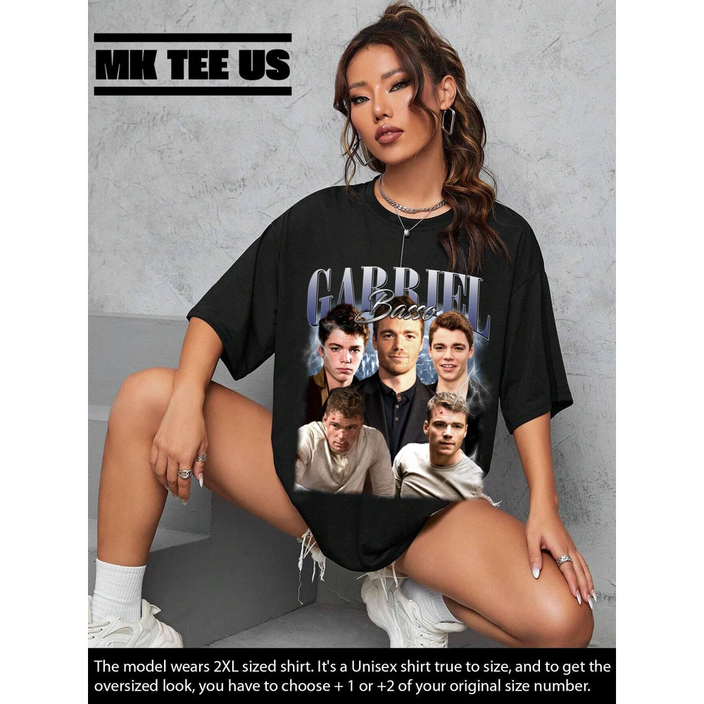 Limited Gabriel Basso Vintage T-Shirt, Gift For Women and Man Unisex T-Shirt.jpg