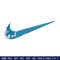 Nike blue embroidery design, Nike embroidery, Nike design, Embroidery shirt, Embroidery file, Digital download.jpg