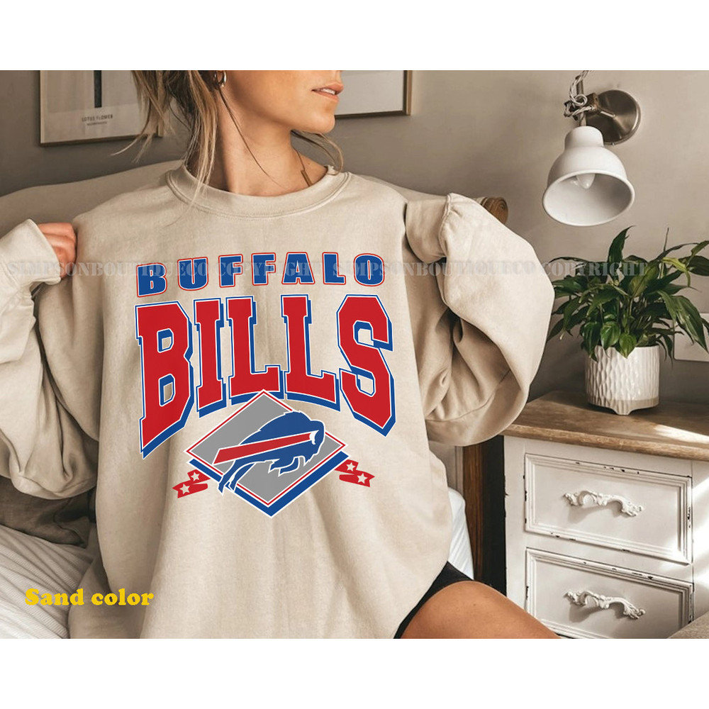 Vintage Buffalo Bills Football Crewneck Sweatshirt, Bills Football Shirts Unisex, Buffalo New York, Buffalo Fan Gift.jpg