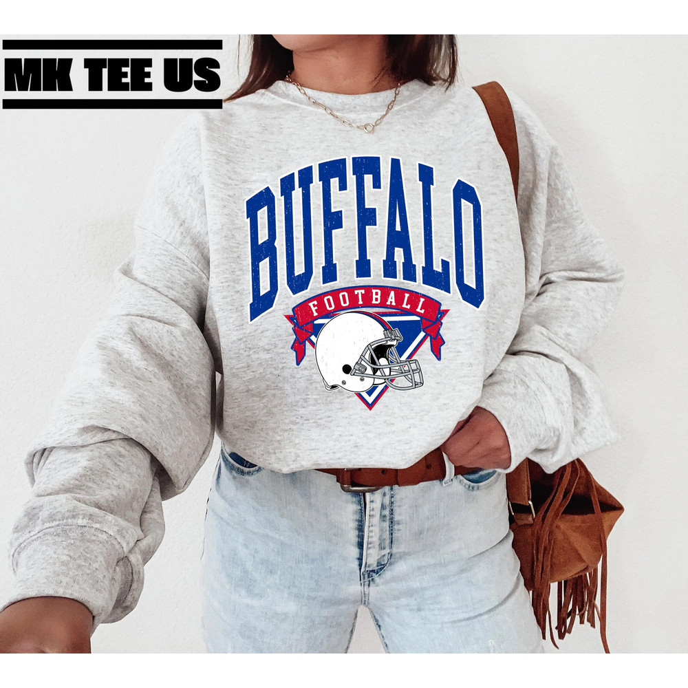 Vintage Buffalo Football Crewneck, Buffalo Bill Sweatshirt, Bill Sweatshirt, Bills Football, Buffalo New York, Buffalo Fan Gift.jpg