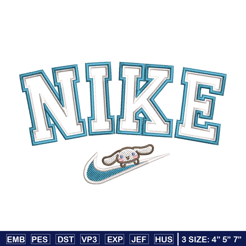 Nike bunny cute embroidery design, Bunny embroidery, Nike design,Embroidery shirt, Embroidery file, Digital download.jpg