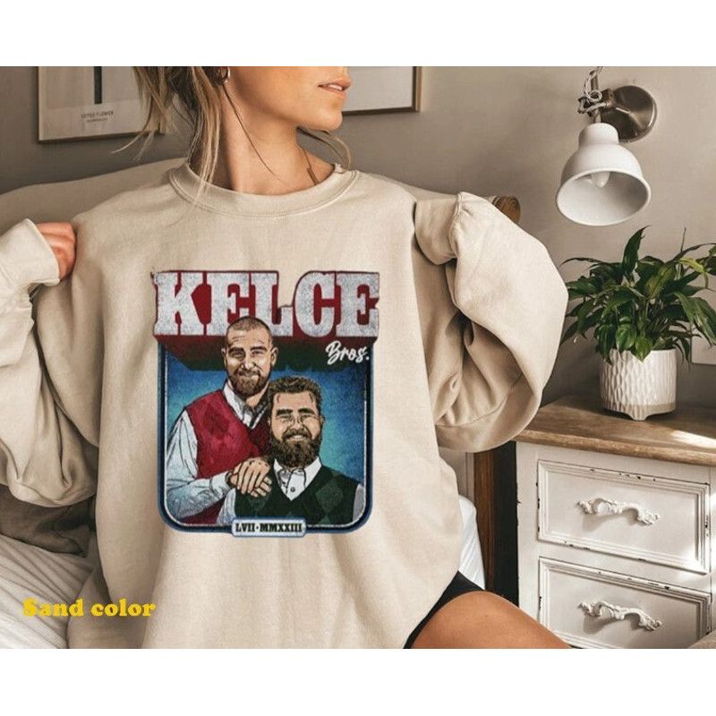 Jason Kelce & Travis Kelce Bros T-Shirt, Jason Kelce et Travis Kelce Shirt, Jason Kelce Sweatshirt, Travis Kelce Shirt, Football Fan Tee.jpg
