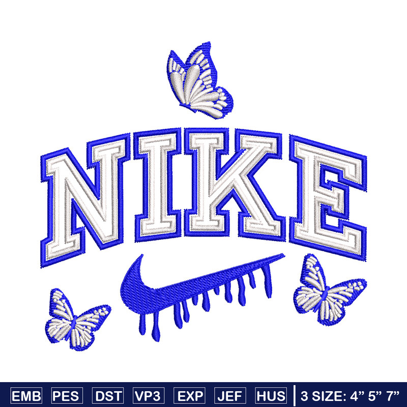 Nike butterfly embroidery design, Butterfly embroidery, Nike design,Embroidery file,Embroidery shirt,Digital download.jpg