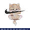 Nike cat cute embroidery design, Cat embroidery, Nike design, Embroidery shirt, Embroidery file, Digital download.jpg
