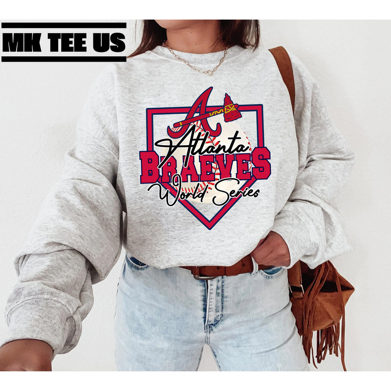 Atlanta Baseball Vintage Unisex Sweatshirt, Retro Preppy Crewneck, Aesthetic Hoodie, Cute Modern Women Crew, Throwback Gameday Apparel, Gift-1.jpg