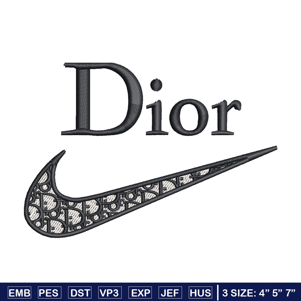 Nike dior embroidery design, Dior embroidery, Emb design, Embroidery shirt, Embroidery file, Digital download.jpg
