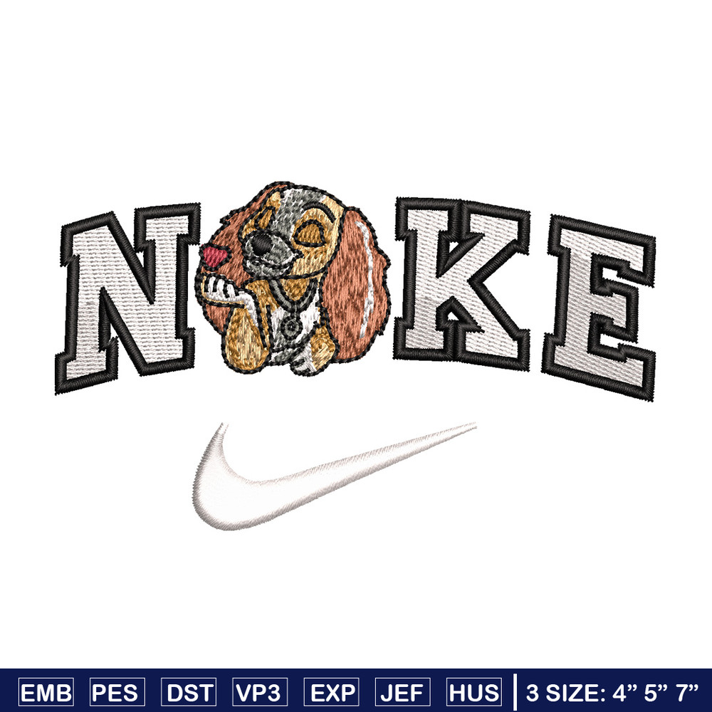 Nike dog embroidery design, Dog embroidery, Nike design, Embroidery shirt, Embroidery file, Digital download.jpg