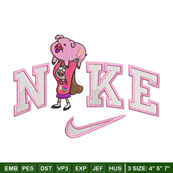 Nike girl pig embroidery design, Nike embroidery, Nike design, Embroidery shirt, Embroidery file,Digital download