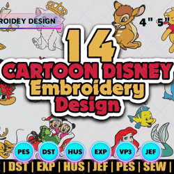 cartoon machine embroidery designs, embroidery designs, embroidery designs bundle, embroidery machine design