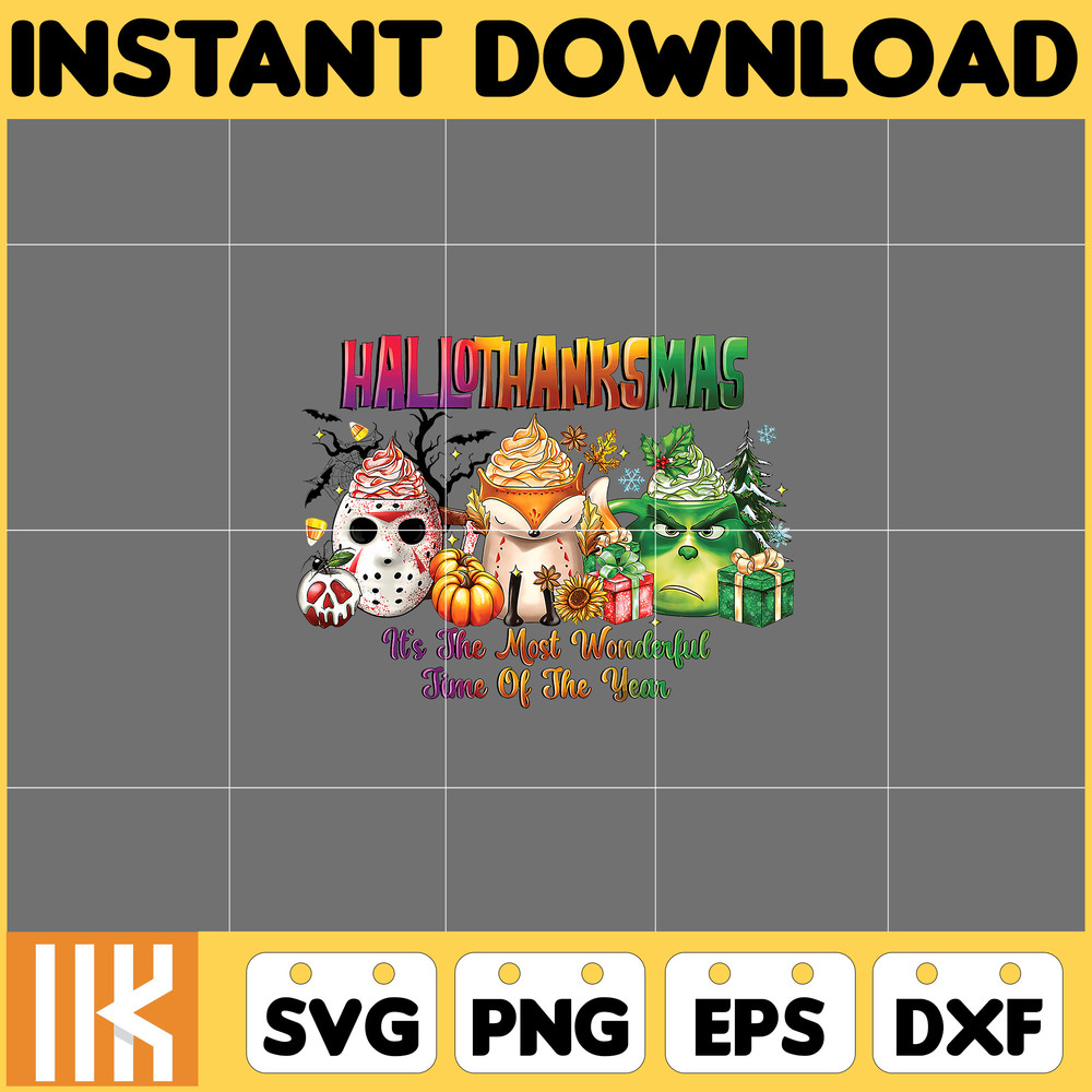 Happy Hallothanksmas Svg, Teeth Clipart, Fall Svg, Halloween Svg, Christmas Svg, Western snow Svg, Instant Download, Sublimation Design (1).jpg