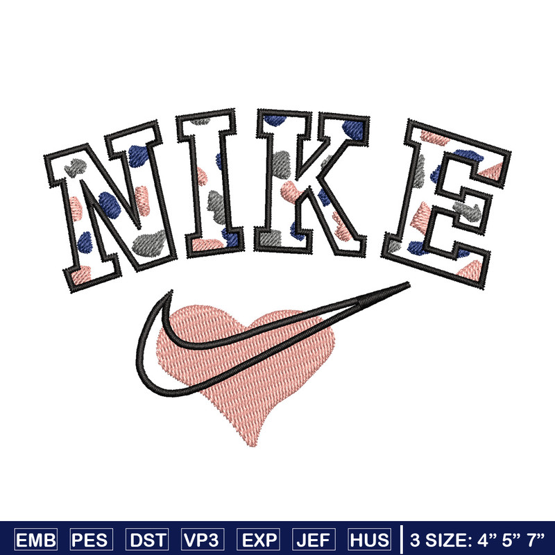 Nike heart embroidery design, Nike embroidery, Nike design, Embroidery shirt, Embroidery file,Digital download.jpg