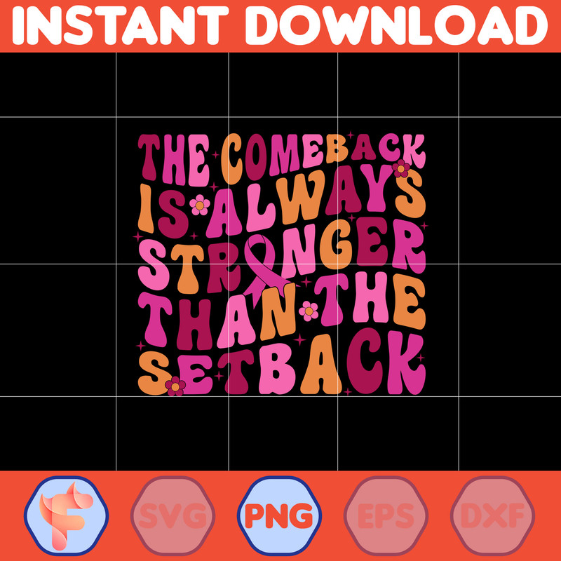 Designs Breast Cancer Groovy Style PNG, Cancer PNG, Cancer Awareness, Pink Ribbon, Breast Cancer, Fight Cancer Quote PNG (4).jpg