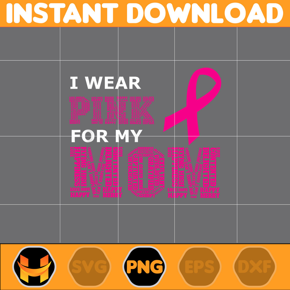Breast Cancer PNG, Pink Ribbon,Breast Cancer PNG, Breast Cancer Design, Pink Ribbon Sublimation Files, Cancer Awareness Quotes (2).jpg