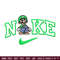 Nike mario green embroidery design, Mario embroidery, Nike design, Embroidery shirt, Embroidery file, Digital download.jpg