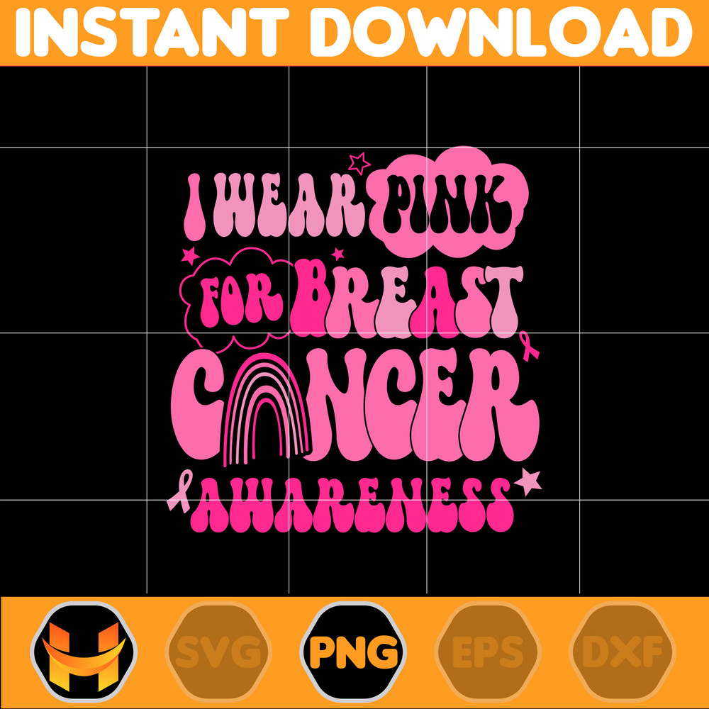 Designs Breast Cancer Groovy Style PNG, Cancer PNG, Cancer Awareness, Pink Ribbon, Breast Cancer, Fight Cancer Quote PNG (8).jpg