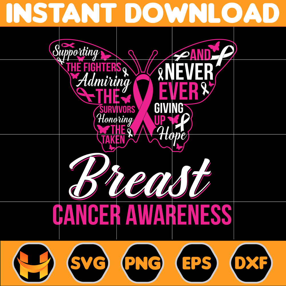 Breast Cancer SVG, Cancer SVG, Cancer Awareness, Pink Ribbon,Breast Cancer, Fight Cancer Quote Svg, Sublimation (1).jpg