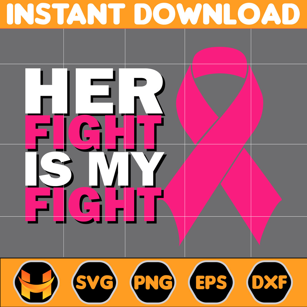 Breast Cancer SVG, Cancer SVG, Cancer Awareness, Pink Ribbon,Breast Cancer, Fight Cancer Quote Svg, Sublimation (8).jpg