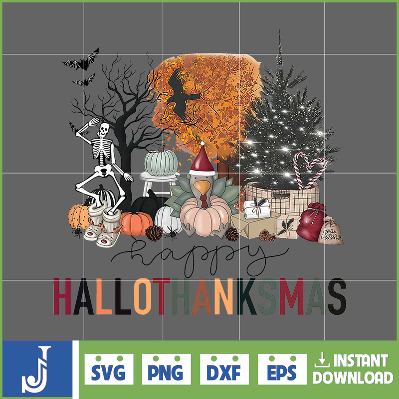 Happy Hallothanksmas Svg, Teeth Clipart, Fall Svg, Halloween Svg, Christmas Svg, Western snow Svg, Instant Download (3).jpg