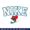 Nike red heart embroidery design, Nike embroidery, Nike design, Embroidery shirt, Embroidery file,Digital download.jpg