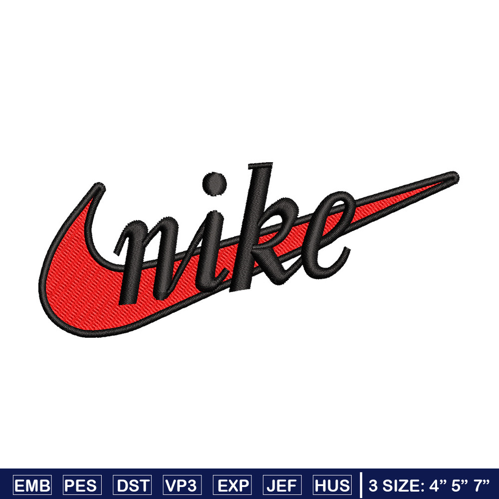 Nike red logo embroidery design, Nike embroidery, Nike design, Embroidery file,Embroidery shirt, Digital download.jpg