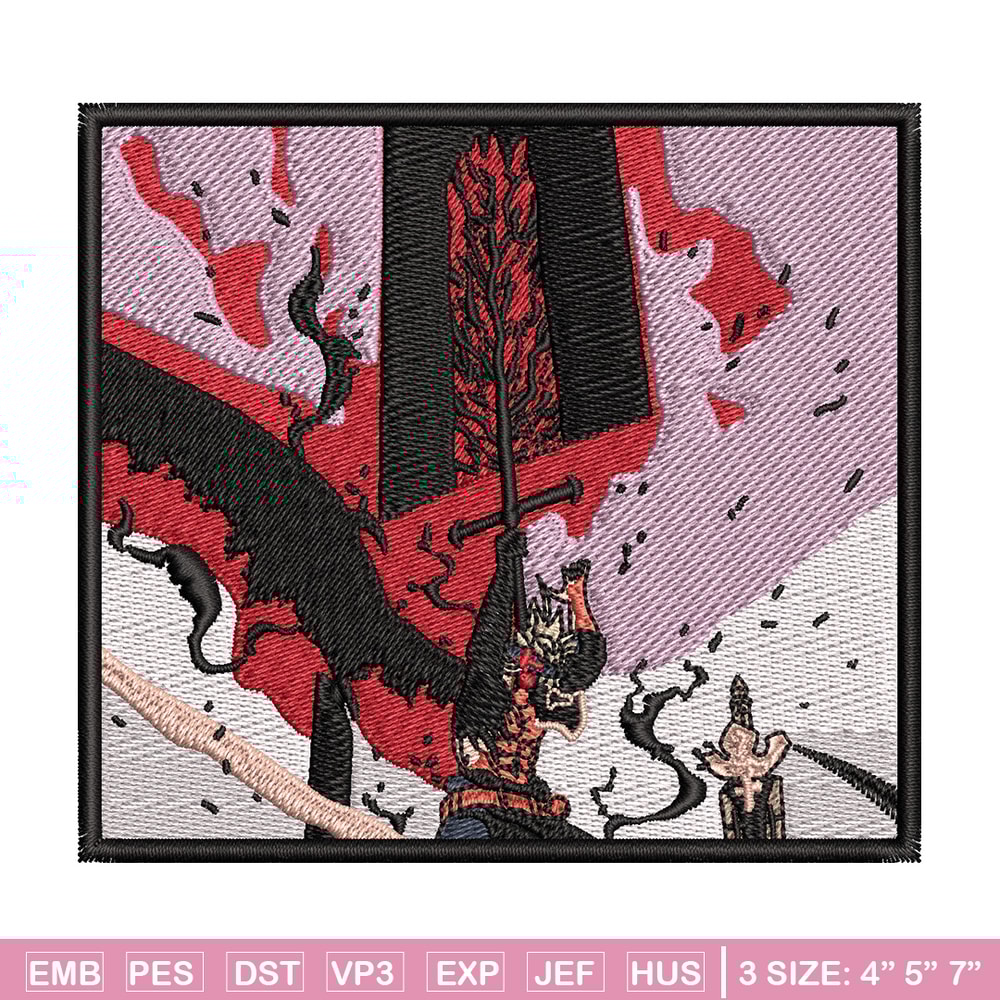 Asta sword embroidery design, Black clover embroidery, Anime design, Embroidery shirt, Embroidery file, Digital download.jpg