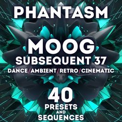moog subsequent 37 - "phantasm" 40 presets and sequences