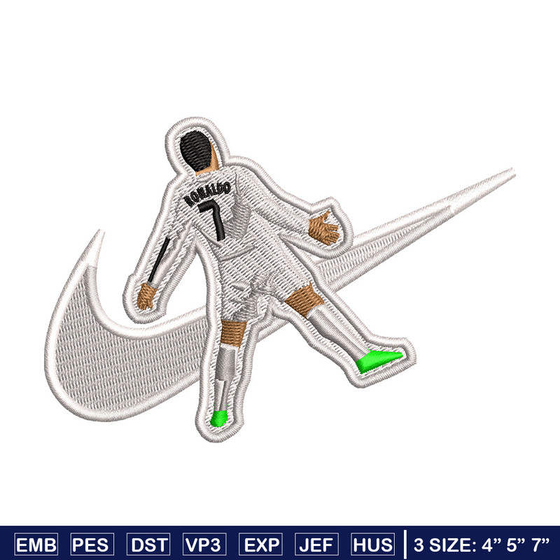 Nike ronaldo embroidery design, Ronaldo embroidery, Nike design, Embroidery shirt, Embroidery file, Digital download.jpg