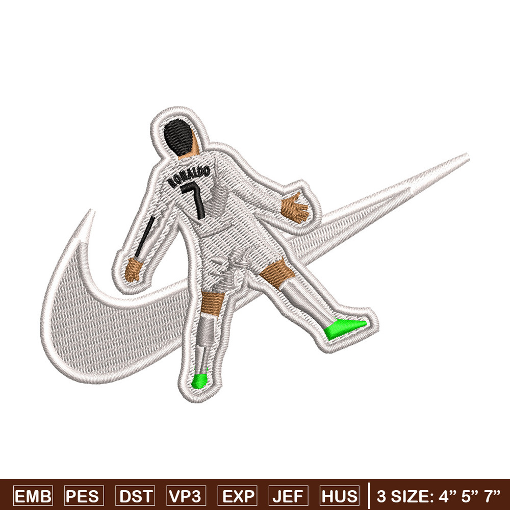 Nike ronaldo embroidery design, Ronaldo embroidery, Nike design, Embroidery shirt, Embroidery file, Digital download.jpg