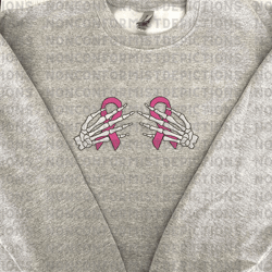 pink ribbon embroidery machine design, halloween spooky embroidery design, digital download, embroidery machine files